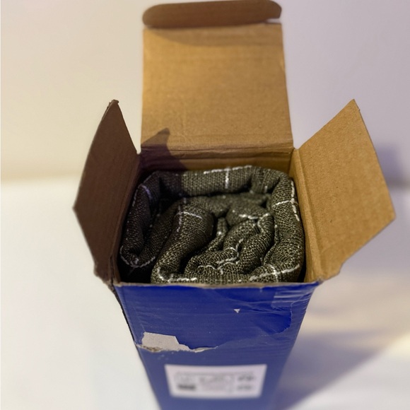 Olive Green Throw Pillows with Cross Stitch Pattern 20x20 - Picture 6 of 6